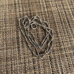 Textured Rope Chain Necklace in Silver - Versatile Women’s Jewelry